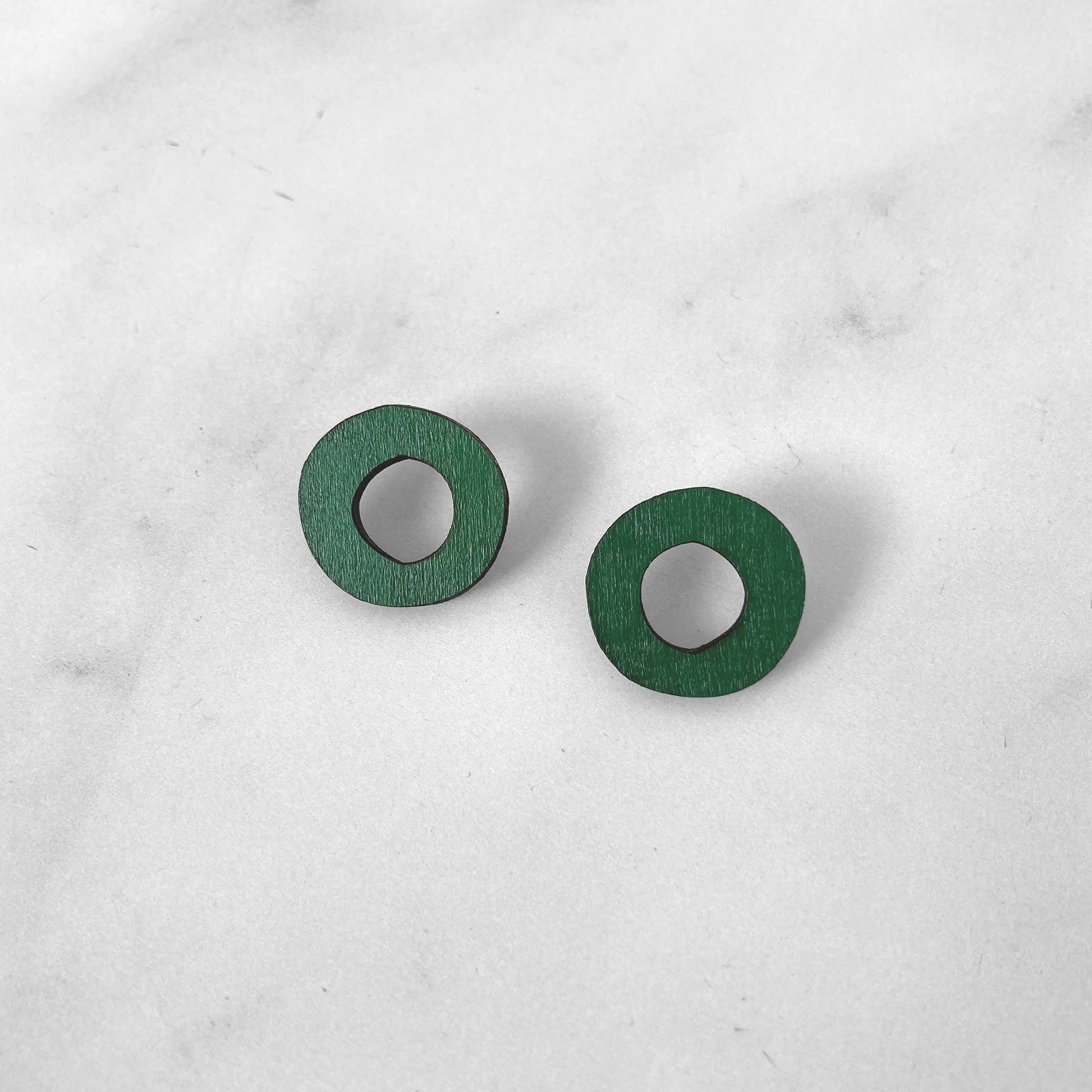 Zemmour Earrings Green – Studio Mali