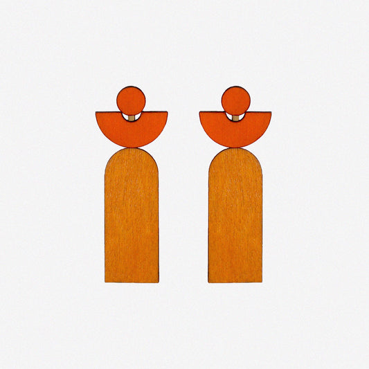 Orkhon Earrings Orange