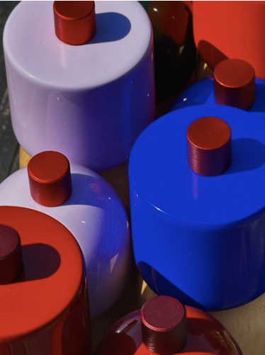 Blue Salt & Pepper Grinder by Maegen