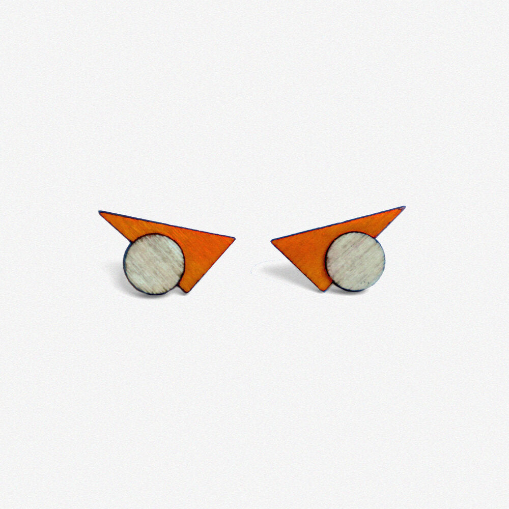 Nickolai Earrings Orange