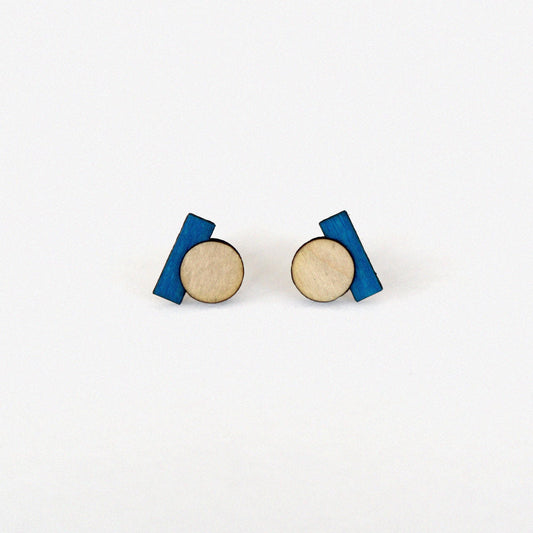 Malevich Earrings Blue