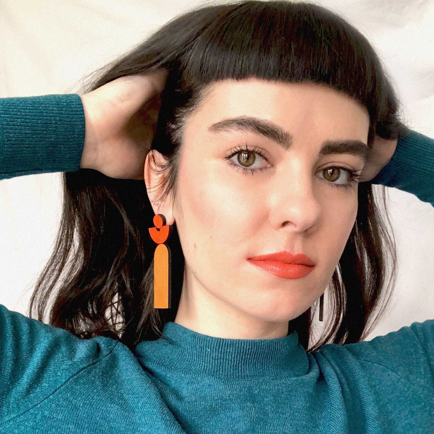 Orkhon Earrings Orange