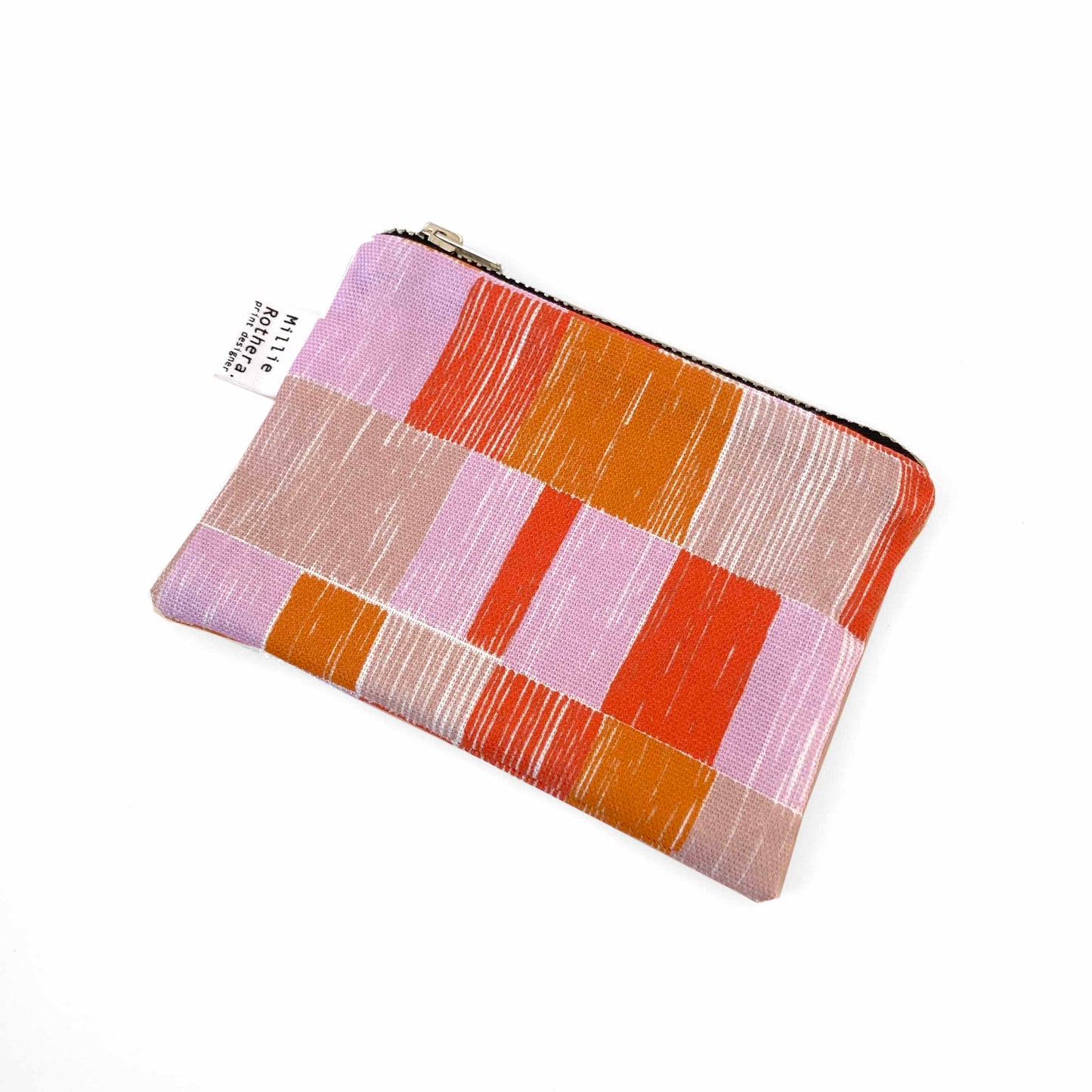 Red Stripe Coin Purse by Millie Rothera